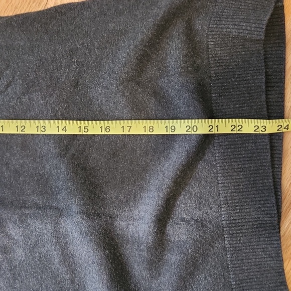 Eddie Bauer Charcoal Turtleneck Sweater Size XL Womens Cotton Blend Base Layer - Picture 14 of 15